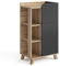 Vicco Armario bajo Karen, Antracita/Sonoma, 50 x 90 cm con Puerta y cajón