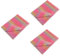 VILLCASE 3St Paillettenstoff pailettenstoff Kinderkleider Fashing Costume Kinder fenstermarkise Weihnachten Dekoration Tutu-Kleid Glitzerstoff nähen Bastelband aus Tüll -Stoff DIY rot
