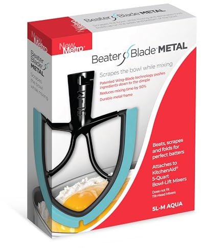 New Metro Design 5L-MAQ - Batidora de metal, aluminio, aguamarina