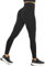 JOYSPELS Sport Leggings Damen, High Waist Push Up Sportleggins Sporthose Gym Scrunch Leggins Lang, Schwarz XL