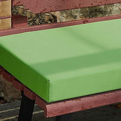 Outdoor-Terrassenmöbel-Kissen für 2-, 3-, 4-Sitzer-Bank, Schaukel, wasserdichte Polyester-Schale mit Schaumstofffüllung, Gartenstuhl-Pads mit Bändern für den Innen- und Außenbereich