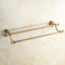 EGEWYVYBC Porte-Serviettes for Double Serviette Antique de cuivre, Porte-Serviettes de Salle de Bains en Laiton européen Vintage, Toilettes murales rétro suspendues Rack étagère Porte-Serviettes