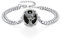 REDSUN Saint Michael Armband 25 Sterling Silber Erzengel Schwarzer Onyx Amulett Armband Christlicher Schutzhalskette Schmuck für Herren Damen