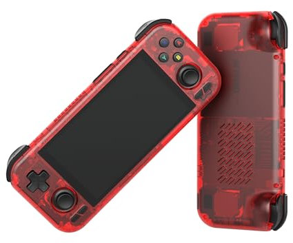 Retroid Pocket 4Pro Handheld-Retrospielkonsole, Android-Retrospielkonsole, mehrere Emulatoren, Handheld-Konsole, 4,7-Zoll-Display, 5000 mAh Akku, Klassische Spielekonsole (Wassermelone)