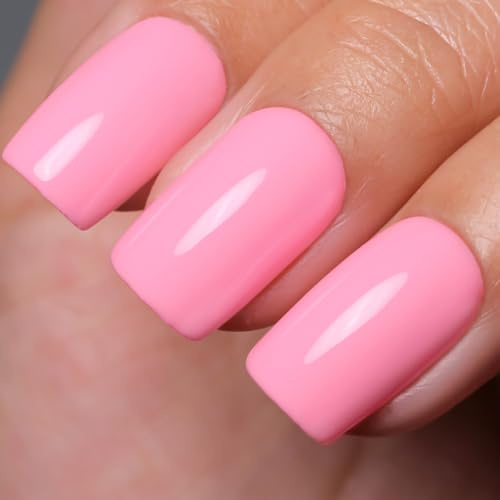 Ozzeal Gel Polish, 0.5 Fl Oz Baby Pink Gel Nail Polish Spring Summer Soak off LED UV Art Starter Manicure Salon DIY