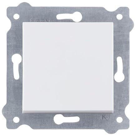 EXEN - Treppenschalter Unterputz 1-fach - Passiver Wechselschalter Weiß - All-in-One Kompatibel mit Serien KARELL/ODAK/COMFORT von Marke EXEN - 209/01E