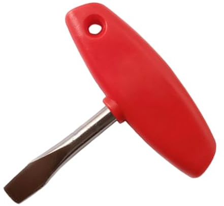 Cacciavite a testa piatta grande | Cacciavite tascabile con manico a T a testa piatta corta | Strumento per campanello ad anello, cacciavite multi-bit, ricambio portatile per riparazioni di precisione