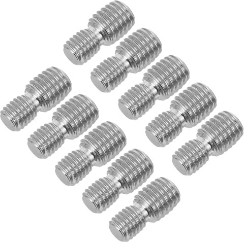 Healvian 10 Stück M8x10 M10x10 Edelstahl Gewindereduzieradapter Schrauben Gewindeadapterschrauben für Möbelbeschläge Metall Reduzierschrauben für Mechanische Selbstgemacht Projekte