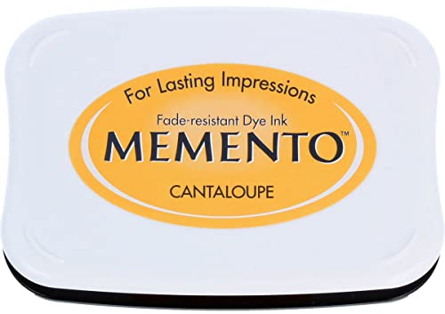 Tsukineko Memento Dye Ink Pad - Cantaloupe Melon