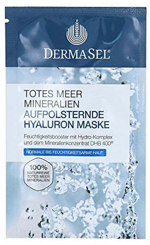 DermaSel® Aufpolsternde Hyaluron Maske | Totes Meer | 12 ml