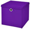1 Stück Faltbox Lila 28 x 28 x 28 cm Aufbewahrungsbox faltbar mit Deckel