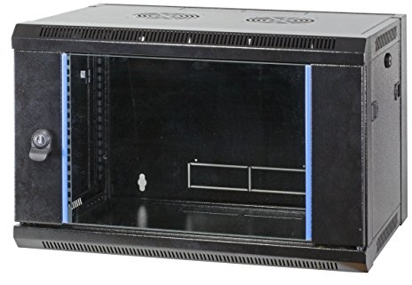 BIGtec 19 Gehäuse Wandgehäuse 12HE schwarz (BxTxH) 570mm x 600mm x 635mm