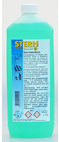 STERN-Sanitärreiniger 1l Flasche Kalk, Urinstein, Marmor