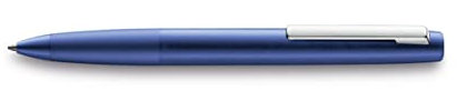 LAMY aion Kugelschreiber 277 – Moderner Kuli in der Farbe Dunkelblau aus einem nahtlos aus Aluminium tiefgezogenen Gehäuseteil – Rotationsgebürstete Oberfläche – Stichbreite M