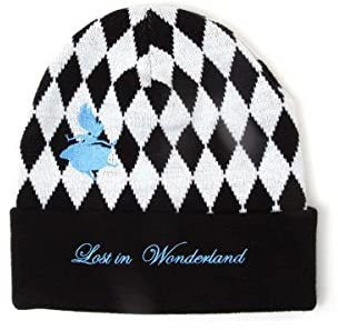 Disney Official Alice in Wonderland Checkered Beanie