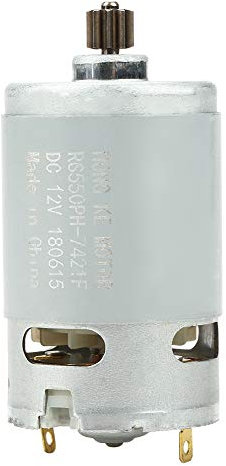 Motor de DC del engranaje de 9 dientes, motor industrial industrial de 12V 90W DC sola velocidad para la máquina de taladro eléctrica