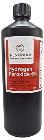 NCS Hydrogen Peroxide (6%) Food Grade 1 Litre - Pure and Unstabilised