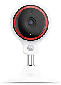 Motorola Lifestyle FOCUS 71 | 1080p HD Home-Überwachsungskamera | Wi-Fi Überwachung via Smartphone für zuhause | Weiß