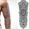 Tatodays temporäres wikinger tattoo mit vollem arm, zum aufkleben, körperkunst, isländisch, mittelalterlich, keltisch, transfer für frauen und männer, cosplay, halloween, erwachsene, kostüm