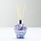 Handmade Glass Reed Diffuser – Classic Blue & Pink Design – Elegant Display Bottle – Unique Gift Idea for Her – No Fragrance Included