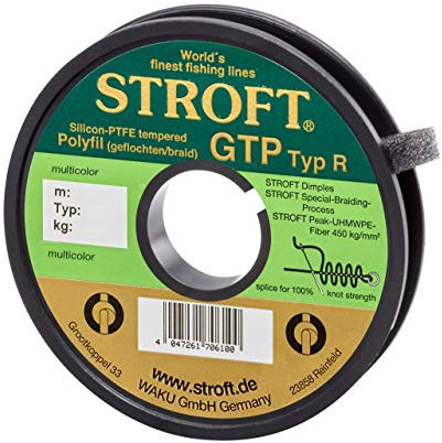 Stroft GTP Typ R Geflochtene Angelschnur 125m Multicolor R1-0,150mm-4,5kg
