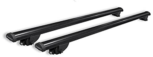 Farad BM + IRON2 Dachträger aus Stahl, kompatibel mit Audi A4 AVANT (B8) von 2008 bis 2015 mit integrierter Dachreling