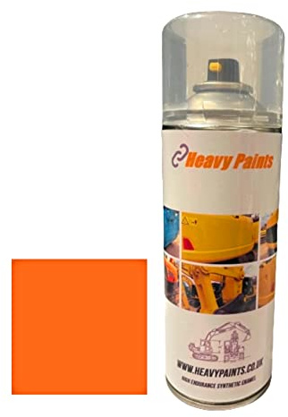 Compatible with Doosan forklift Orange Synthetic Enamel paint 400ml Aerosol