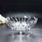 JUNYFFF Large Glass Fruit Plate Dinner Fruit Bowl Kristallglas Obstschale, Multifunktions Snack-/Dessertplatte, Hochzeitsbonbon, Klare Dekorative Schüssel, Glas, Dekoschale, 24Cm,Clear