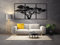 VAILLA Baum des Lebens Wanddeko, Wandbild aus Holz, in Schwarz Gold, Home Wall Art Dekoration, Wandaufkleber 3D, Moderne Deko, Bilder für Zuhause Büro Schlafzimmer, Wohnzimmer und Küche