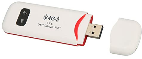 Hotspot Mobile Portatile WiFi 4G USB, Hotspot di Rete Mobile Tascabile per Router Portatile Stabile Ad Alta velocità, Router di Rete Wireless Modem USB con Slot per Scheda SIM per