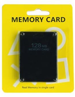 CHILDMORY 128MB Module de carte mémoire pour PS 2 Noir