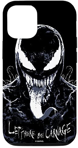 Hülle für iPhone 12/12 Pro Marvel Venom: Lass es Gemetzel geben Eddie Brock Black
