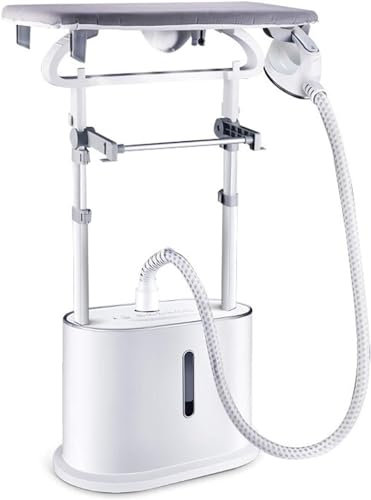 Défroisseur vapeur vertical professionnel double pôle extensible avec réservoir d'eau de 70 onces planche à repasser intégrée et cintre à vêtements ménage 1800 W petit fer à repasser