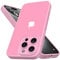 Mootobo for iPhone 15 Pro Case 6.1-Inch, Matte Shockproof Bumper Phone Cover, Military-Grade Protection Ultra Slim 360°Full Body Frosted Translucent Back Phone case for iPhone 15 Pro (Pink)