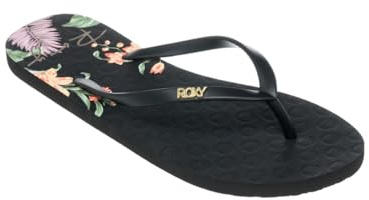 Roxy Viva Printed FlipFlops for Women Sandalen Frauen 38 Schwarz