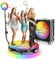 360 Photo Booth Machine for Parties 31.5/80cm for 1-4 People with Flight Case Free Custom Logo with Remote Control 360 PhotoBooth (80cm/31.5in)