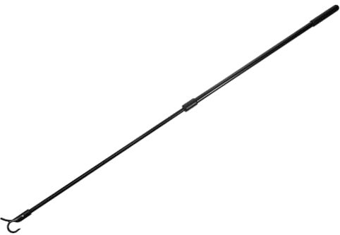 Angoily Asta Rotante Retrattile Per Tende Per Tapparelle Verticale Asta Cieca Per Tenda Cieca Con Gancio Tirante Per Tende Cieco Lega Di Alluminio Black