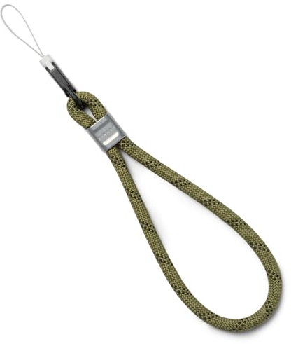 Ringke Rope Hand Strap Universal Handschlaufe Strapazierfähiger Verstellbarer Handgelenk Schlüsselanhänger mit Karabiner für Handyhüllen, Ohrhörer, Kameras, Spielkonsolen usw. - Olive Green
