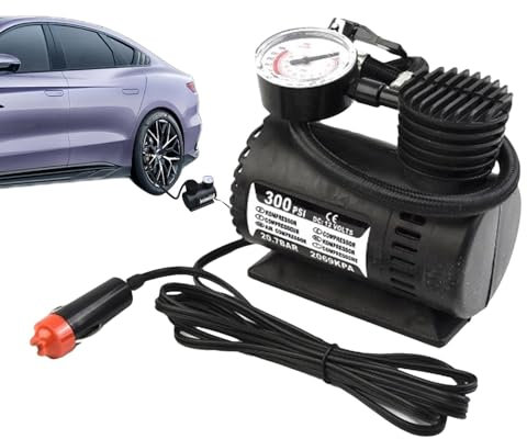 Bomba de coche eléctrica - Bomba de mano Fit, bomba de aire portátil | Bomba de marco de alta presión compacta para bicicleta portátil, bomba de neumáticos duradera de aleación para uso en inte