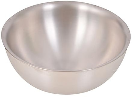 BESPORTBLE Camping Kochgeschirr-set 1-teilig Doppelschichtige Titanschüssel Outdoor-schüssel Camping-zubehör Zum Kochen Wandern Grillen