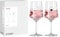 RITZENHOFF 8131002 Cocktail-Glas 500 ml, Serie Sprüche, 2er Set mit Schriftzug Liebe Nr. 3 und 4 - modern, Made in Germany