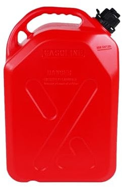 Bargain Crown 20 L Fuel Jerry Can with Fast-Pour Nozzle & Security Lock – Anti-Static HDPE UN-Approved Fuel Container – Leak-Proof, Child-Safe Jerrycan for Petrol, Diesel, Mowers & Generators