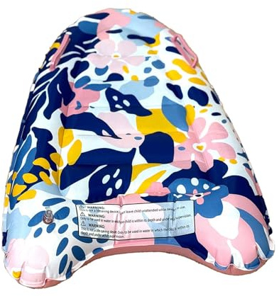 Sharplace Planche de Surf Gonflable, Planche de Surf, Flotteur Gonflable Portable, Planche de Surf, Bodyboard pour Filles et Garçons, Vacances, Piscine, Rose Bleu