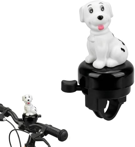 GWEOR Süßer Hund Fahrradklingel für Kinder, Jungen und Mädchen, Laut klingelnd, Geeignet für Fahrrad, Roller und Laufrad