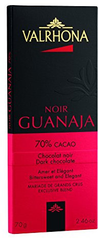 Valrhona - Tablettes Grands Crus - Chocolat Noir - Guanaja 70% - 70g