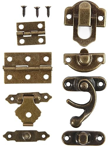 Mini-Beschläge, 58000 Größe 30 mm, antikgold, 45 sort. ,