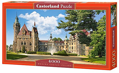 Castorland C-400027-2 - Puzzle Schloss Moschen, Polen 4000 Teile, Red