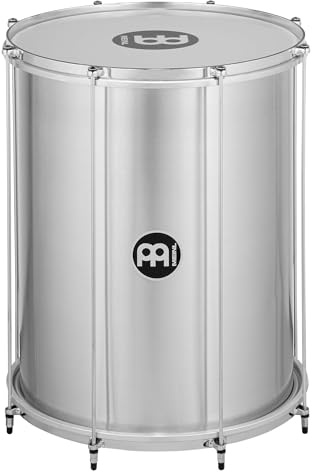 Meinl Percussion Classic Series Surdo - Small Samba Drum - 16-inch Diameter - 20-inch Height - Aluminum, Silver (SUC16)