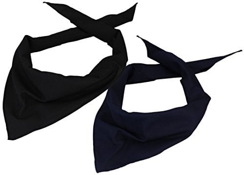 Alex Flittner Designs 2er Pack Dreieckstuch in schwarz/navy