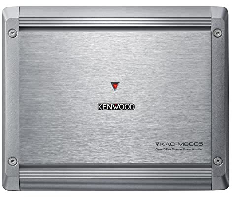 Kenwood KAC-M8005 1600 W Max 5-Channel Class-D Stereo Marine Audio Amplifier